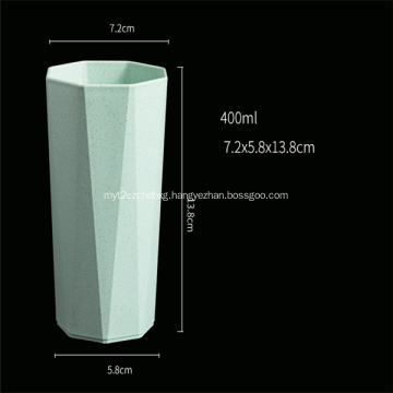 Octagon Shape Colorful Plastic Cup Degradable Cup